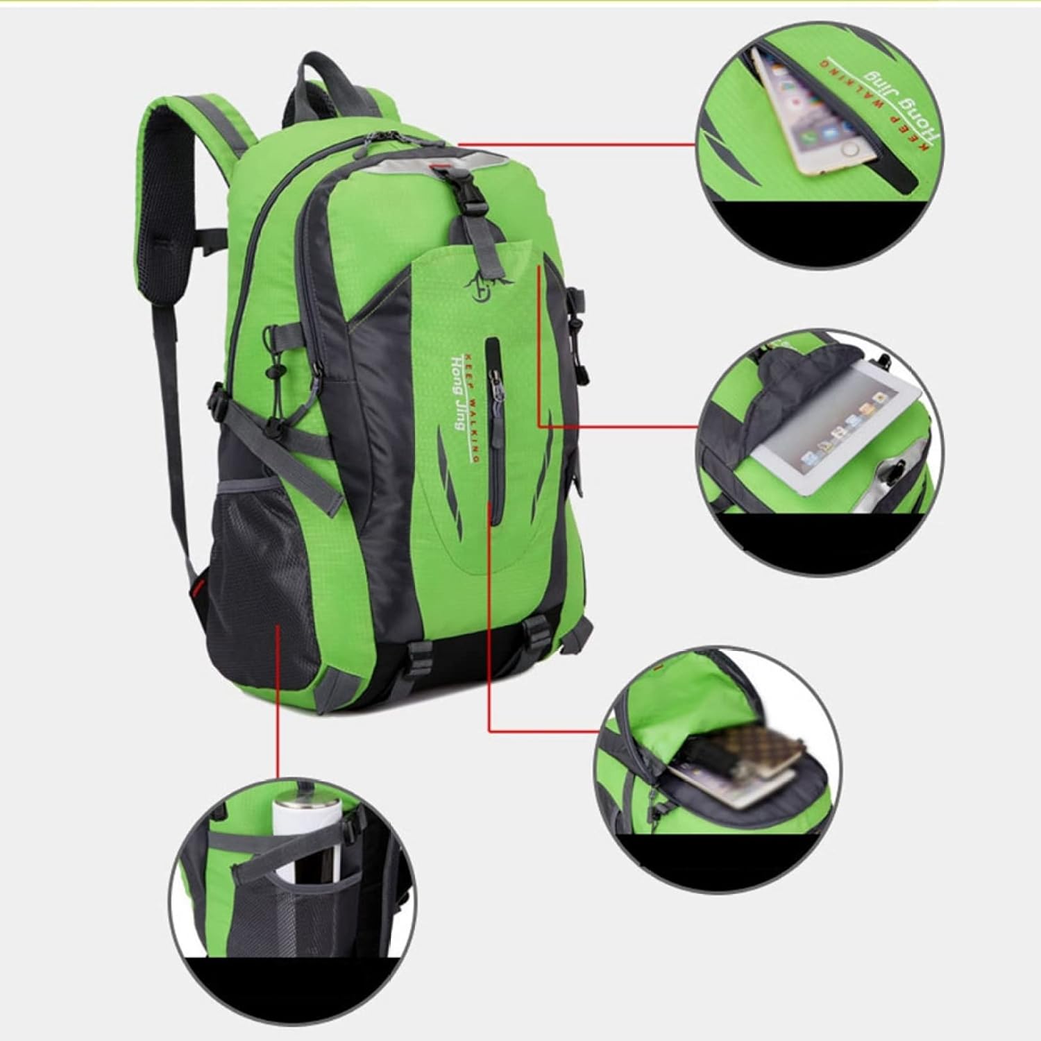 登山リュック 40L 登山バッグ 大容量 バックパック 防水 ザック リュックサック 多...