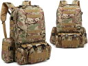 登山リュック 55L 登山バッグ 大容量 バックパック 防水 リュックサック ザック 収納性 超軽量 通気 男女兼用 多機能 キャンプ 防災 旅行 遠足 アウト...