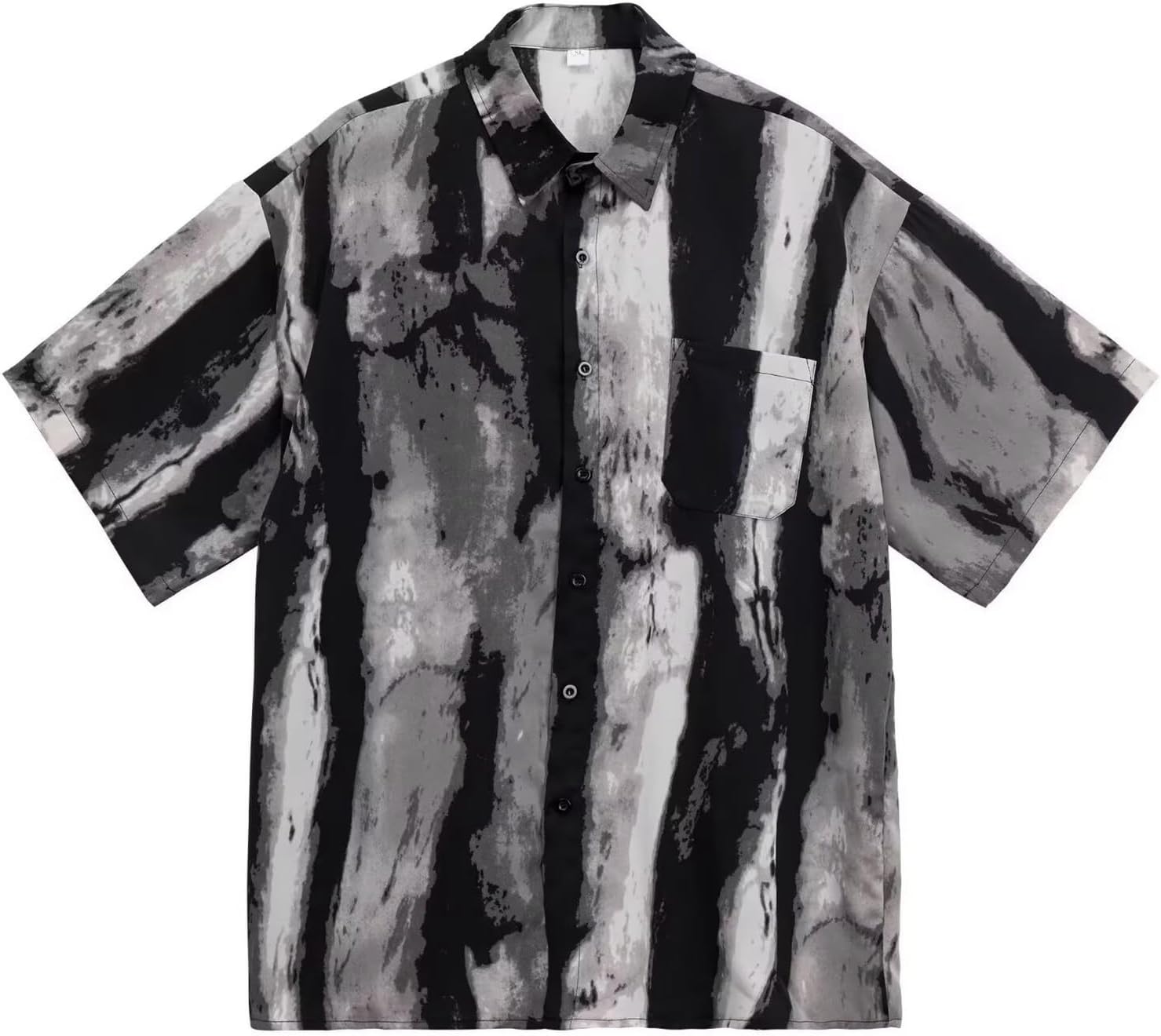 半袖シャツ メンズ 夏 ストライプ 開衿 軽量 トップス カジュアルシャツ ストリート ビジネス 大きいサイズ ゆったり 速乾 通気 ゆったり ファッション 日常 通勤 通学