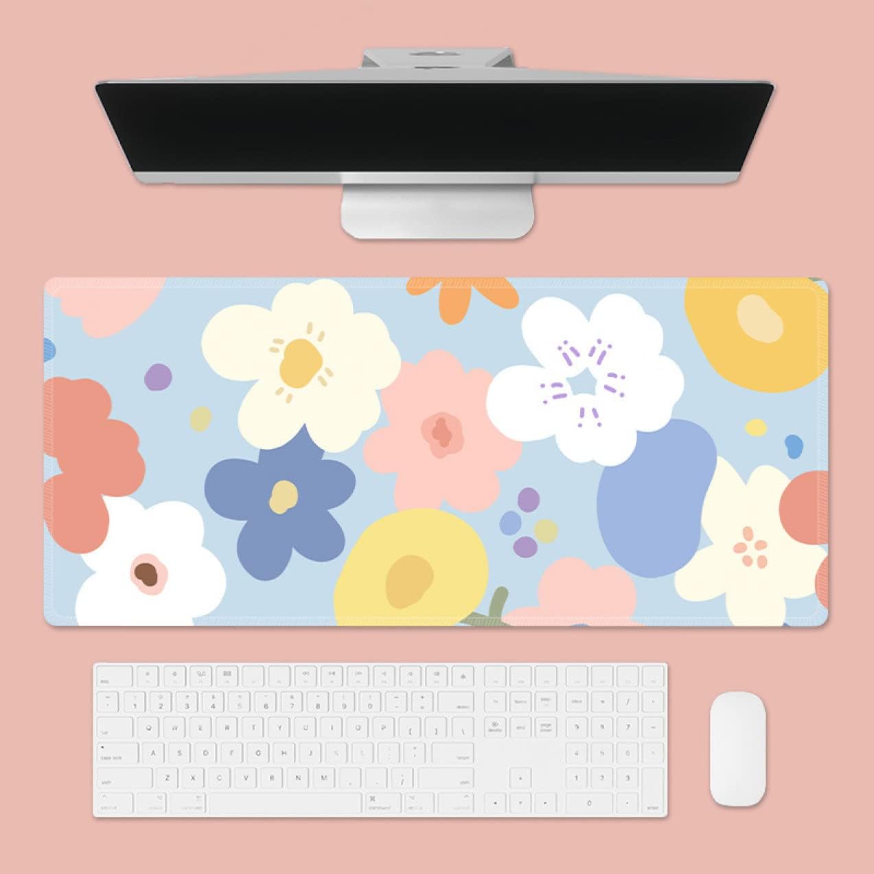 ゲーミングマウスパッド マウスパッド 1000*500*3mm ゲーミング 大型 キーボードパッド 防水 ズレない ..