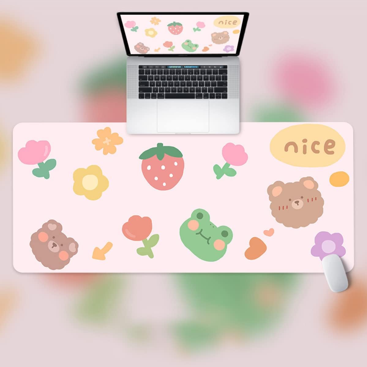 ゲーミングマウスパッド マウスパッド カラー ゲーミング 大型 キーボードパッド 防水 ズレない 光学マ..