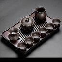 ティーポッ 紫砂茶セット セット 急須セット セラミックカンフーティーポット 中国茶器セット 手作り紫砂ティーポット セット 急須セット 旅行ティーセット 茶器...