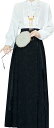 スカートスーツ 中華風 民族風 春夏秋冬 S~2XL 上下2点セット セットアップ 漢服 唐装 おしゃれ きれいめ コスプレ 女性 長袖 ロング丈 チャイナ服 ?面スカート シャツ&ラップスカート 巻
