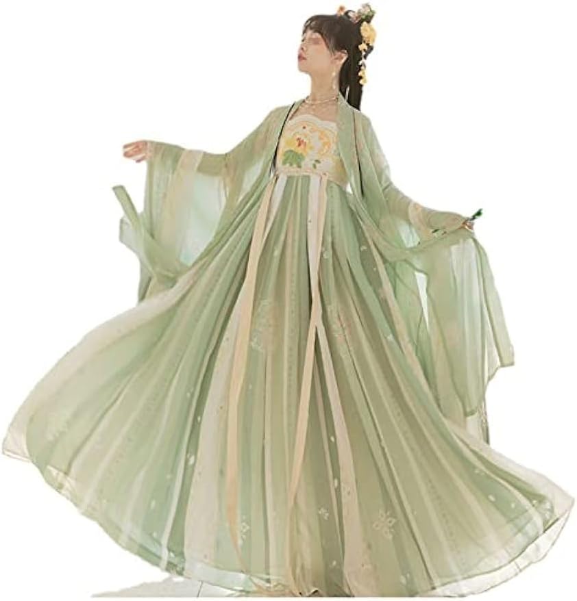 漢服 着物 コスプレ 女性 民族衣装 中国古代 唐装 中国風 復古 舞台服装 大人用コスプレの衣装 レディ..