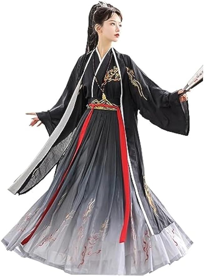 漢服 レディース 着物 コスプレ 仙女服 演出服 おしゃれ 女性 刺繍入り漢服ドレス 宮廷風 文化祭 可愛..