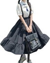 学院風 可愛い 2点セット ワンピース ブラウス 吊りスカート レディース 立ち襟 中国風 上下セット 半袖 森ガール Aライン ハイウエスト きれいめ おしゃれ お姫様 夏