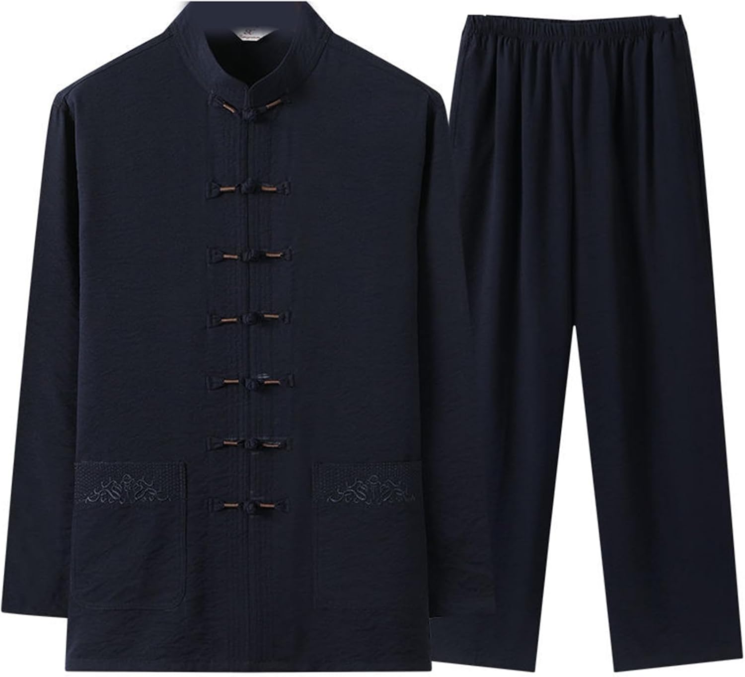 唐装 漢服 チャイナ服 長袖 チャイナボタン 中華風 ビジネスシャツ 伝統服 ポケット付き 通気性 吸汗速乾 汗染み防止 耐摩耗 カジュアル ゆったり おしゃれ...