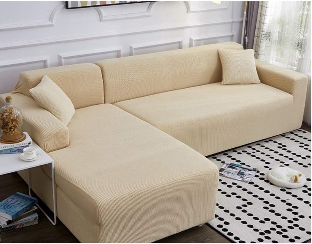 ソファーカバー コーナーソファカバー ストレッチ L字カウチ対応 綺麗 ソファカバー 四季兼用 3人掛け ..