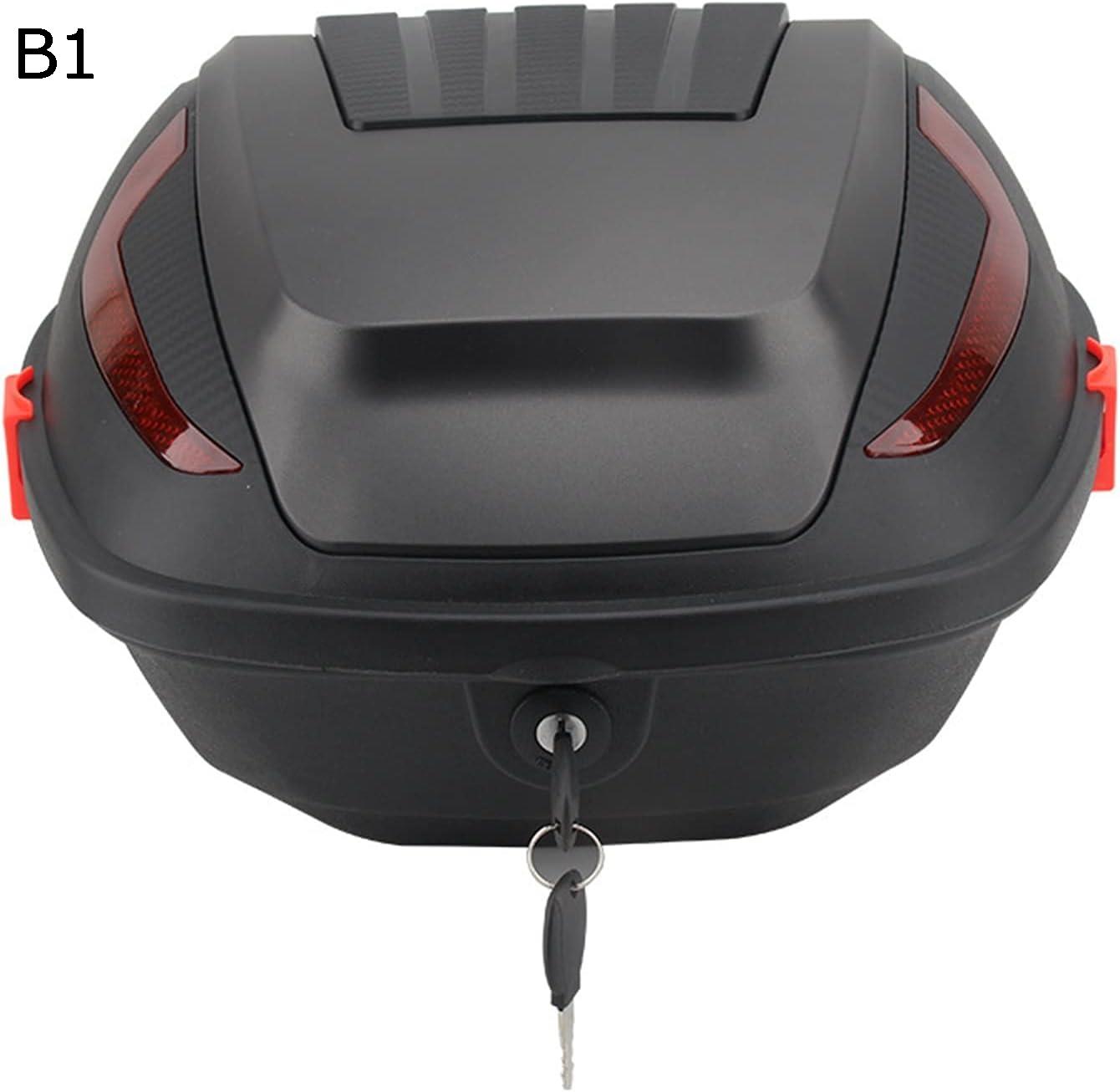 リアボックス 32L新しい電気自動車のオートバイの幹 ABSシェル大容量トランク収納ボックス除去汎用複数のカラーオプション