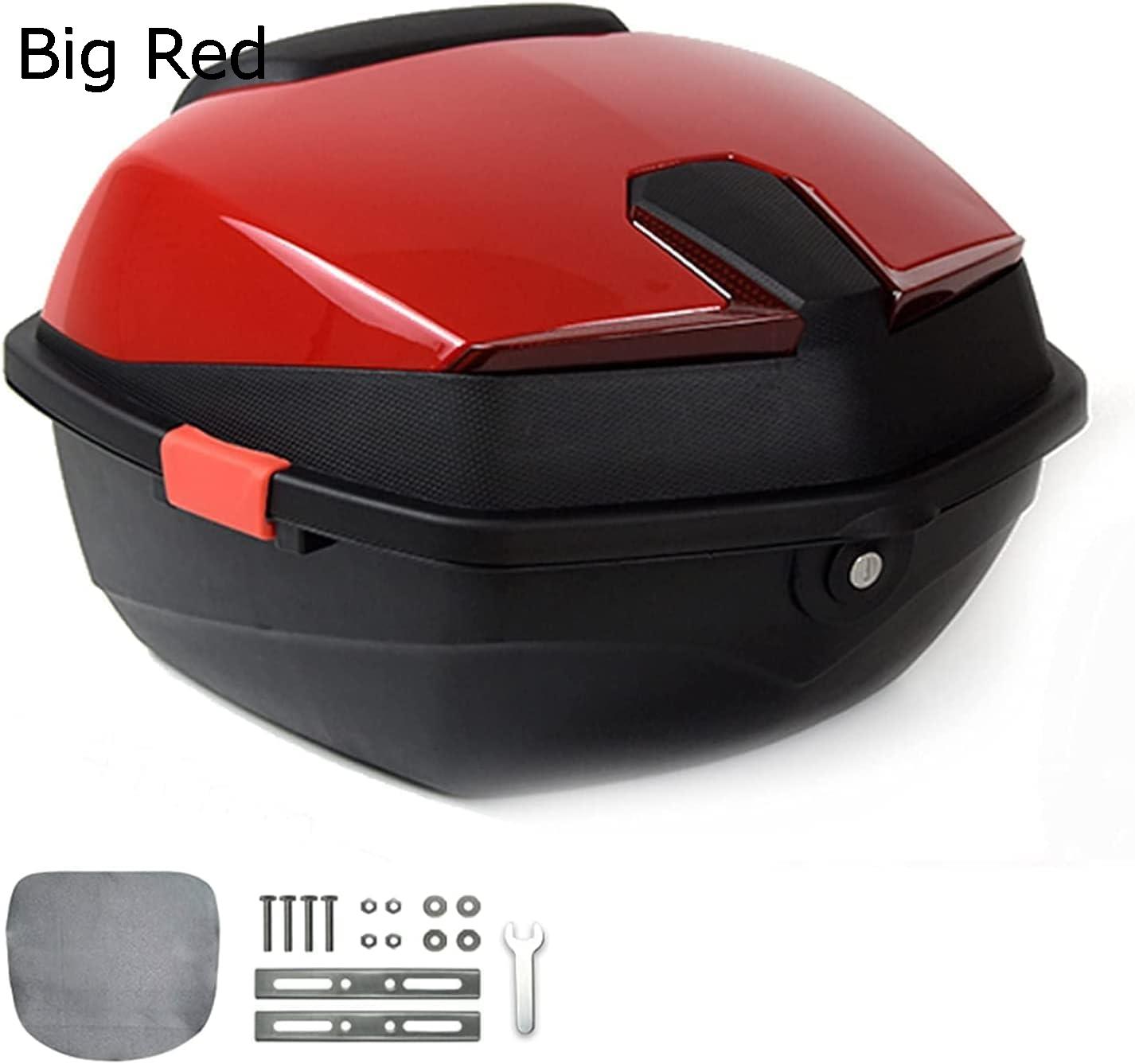 オートバイのトランクトラベルトップボックストランクトランク トランク収納ボックス取り付け金具とロック付き収納ボックス