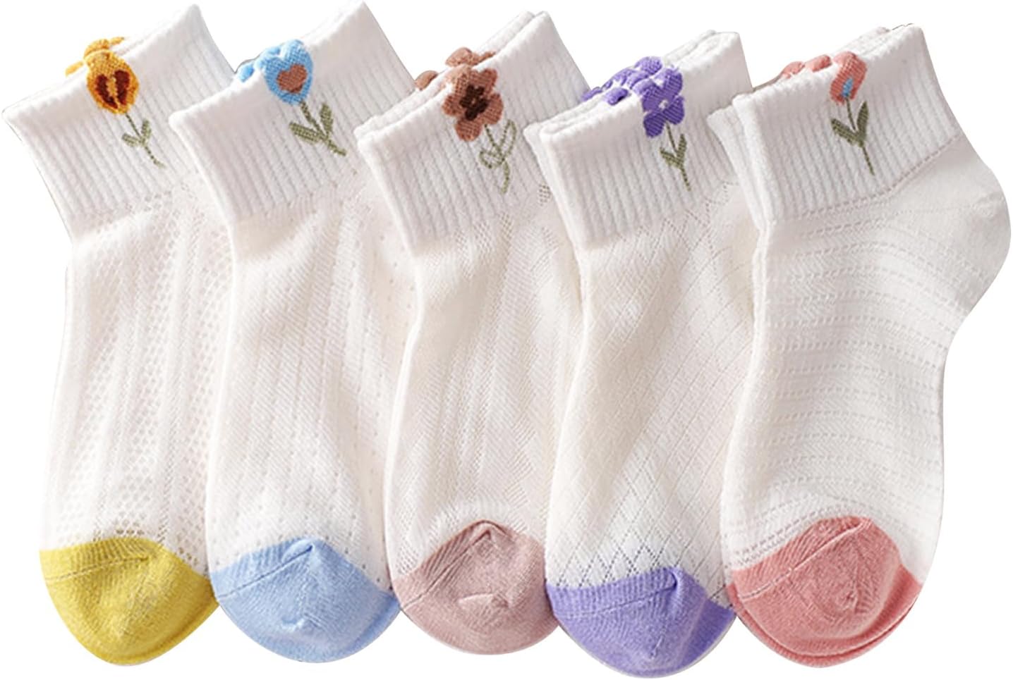 靴下 くるぶし 刺繍 おしゃれ かわいい 花柄靴下くつした 春夏用 綿 蒸れない靴下 脱げない スニーカー..