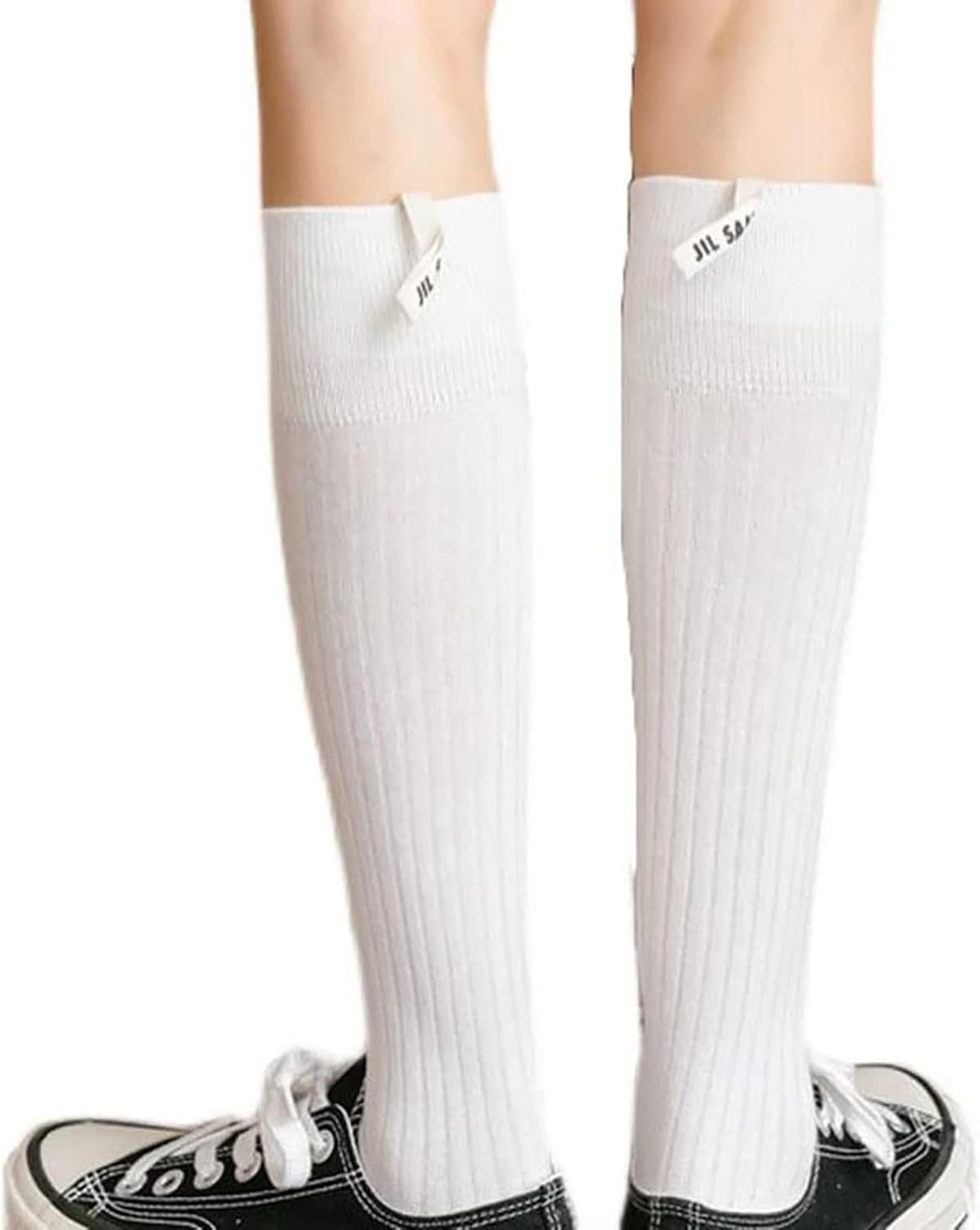 ハイソックス 膝下ソックス ひざ下 -レディース 冬春秋 制服用 ロングソックス 綿 靴下 ニーハイソックス コットン ストッキング ロングソックス 保温 防寒