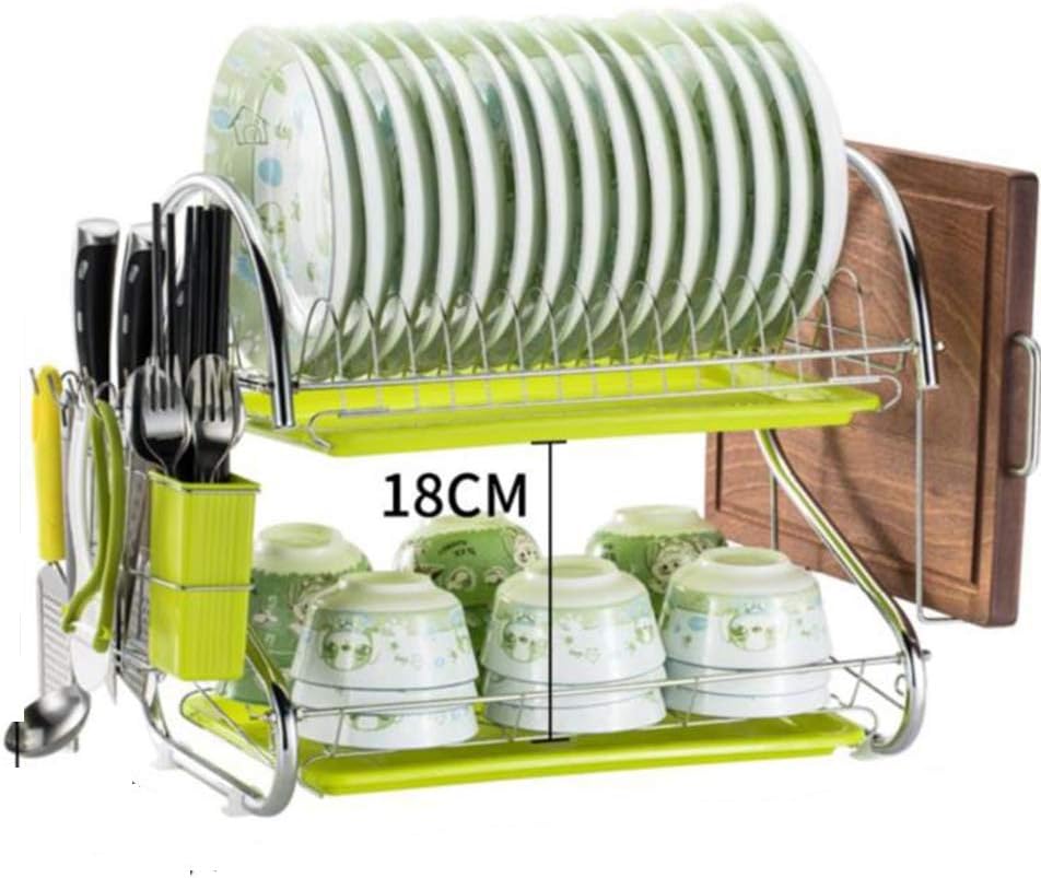 2/3段式食器水切りラック キッチン用品食器水切りラック 水切りかご キッチン収納 かご バスケットステ..