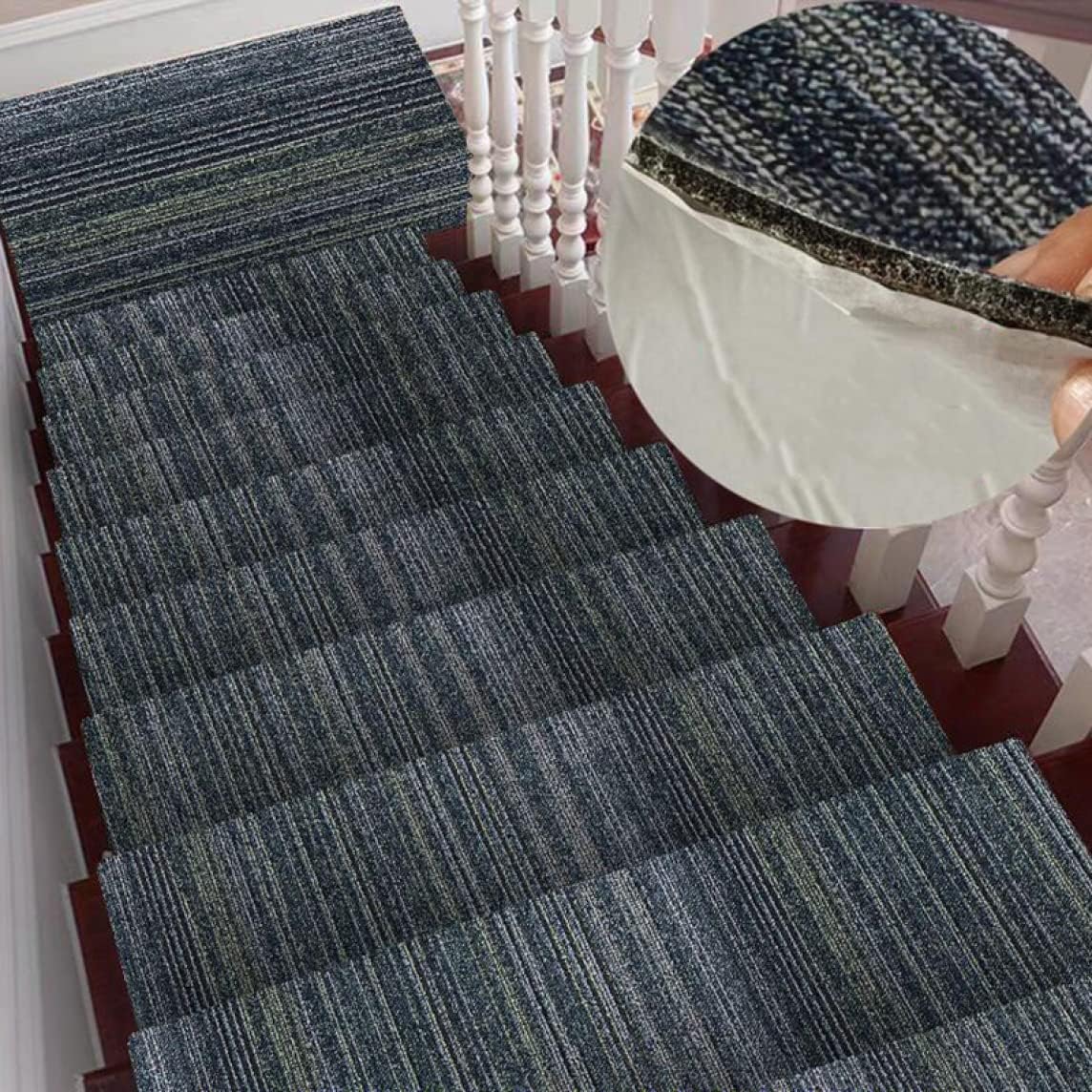 廊下敷き マルチロールカーペット 吸着マット 足腰負担軽減 洗える 無地 90*100cm 階段幼稚園 ずれない キッチンマット 階段カーペットマット 床保護 スタイル13 キズ防止 滑り止めマット