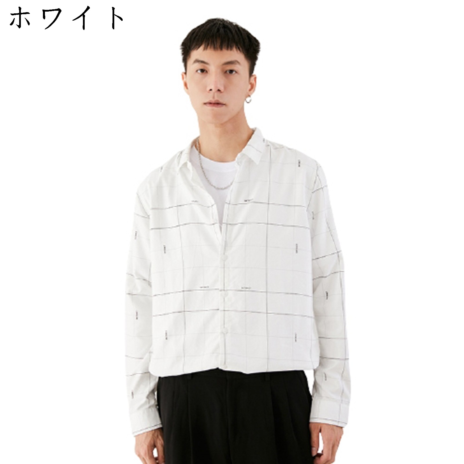 Rakuten - シャツジャケット 長袖 メンズ カジュアル ビジネス 春 秋 夏 冬用 チェックシャツ 無地 涼しい 柔らかい シャツ お洒落 オーバーサイズ 常服 ギフト 男女兼用 アウトドア
