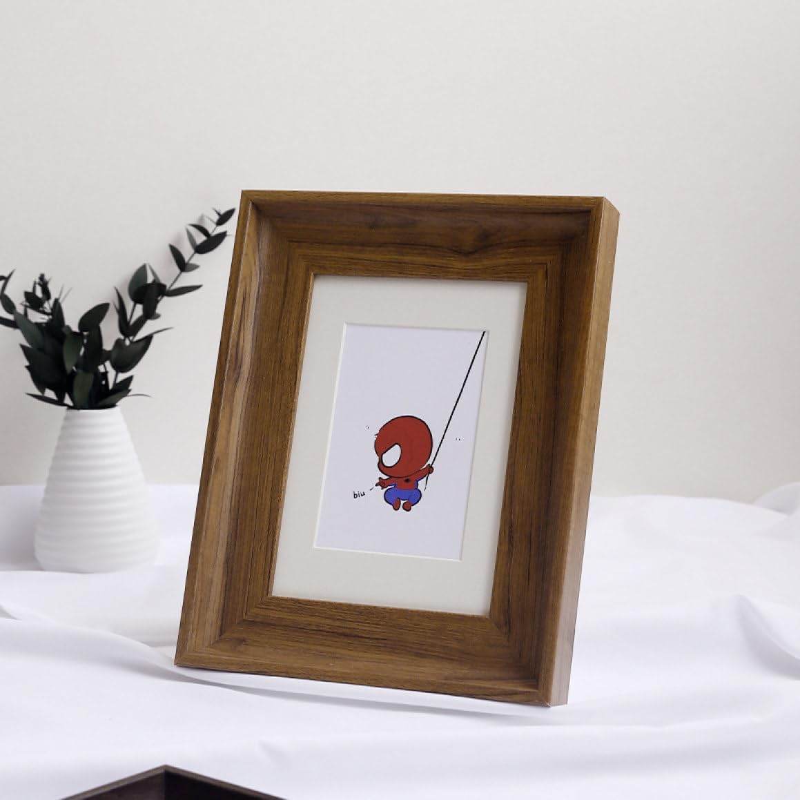 ダークグレーウッド L判サイズ 写真前面アクリルタイプ 21*29.7cm ナチュラルな木目プリントシートフレーム 写真立て 写真フレーム 壁掛け フォトフレーム 額縁 写真入れ アンティークフォトフ