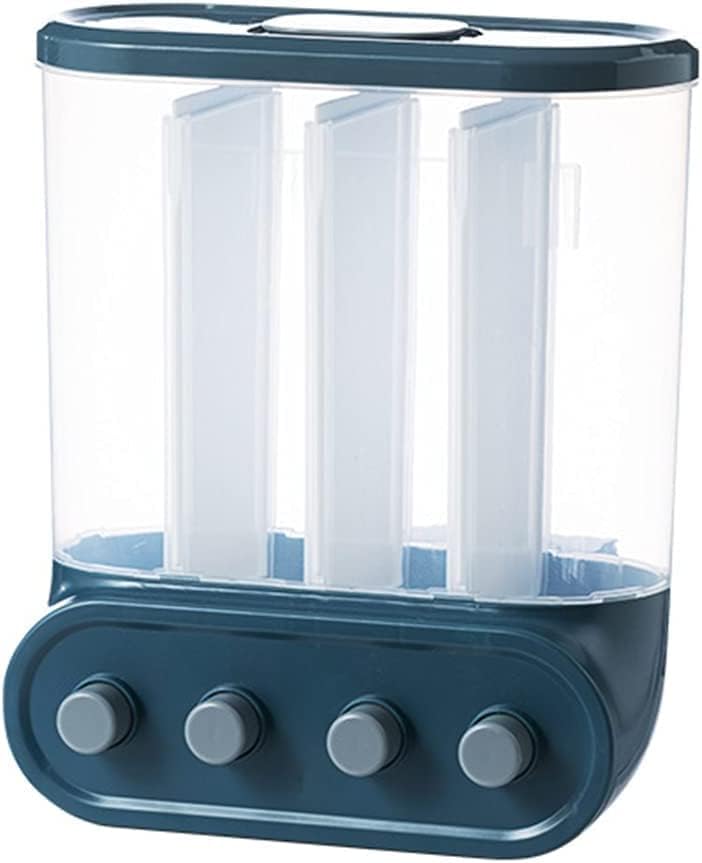 穀物米バケツ壁に取り付けられた個別の穀物米バケツキッチン分類穀物貯蔵-緑