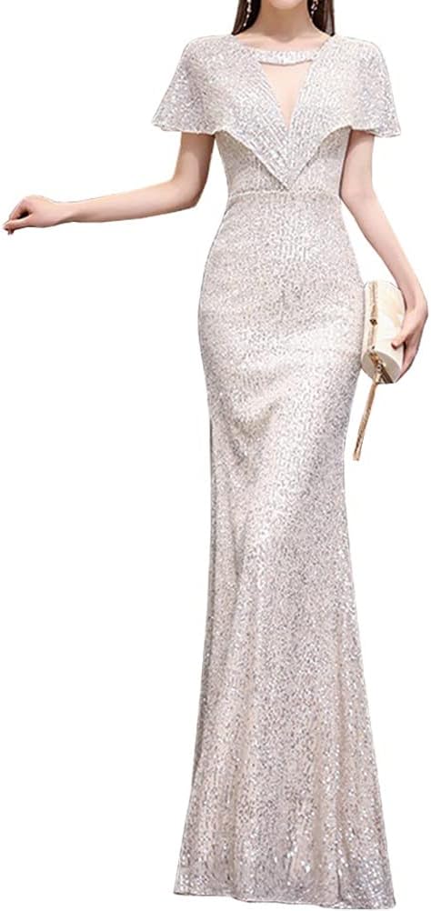 レディース マーメイドドレス ドレス イブニングドレス ロングドレス ワンピース タイトドレス Vネック エレガント フォーマル スリム セクシー 結婚式 披露宴 演奏会 パーティー 卒業式