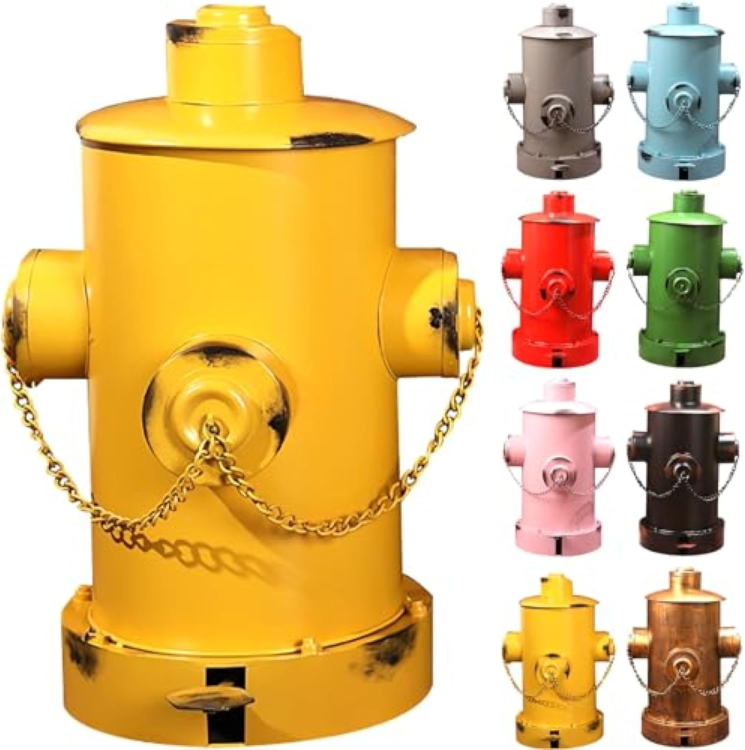 アメリカン消火栓型ゴミ箱　イエロー 楽天市場】ゴミ箱 おしゃれ 蓋付き 6色 アメリカン