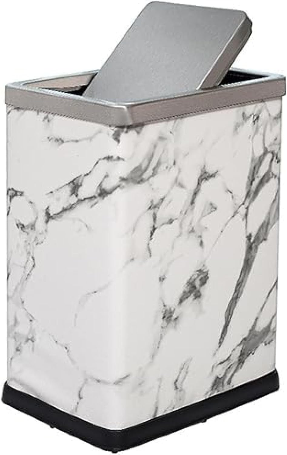 ゴミ箱 フタ付きゴミ箱 大理石パターンのゴミ箱 長方形 ごみ箱 おしゃれ ダストボックス 大容量 10L/15..
