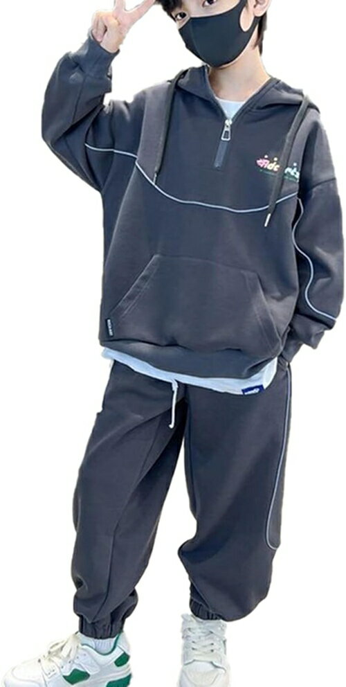 子供服 スウェット上下 子供服 男の子 女の子 パーカー スウェットパンツ 2点セット ベビー服 長袖 トレーナー ズボン 上下セット ジャージ キッズ服 プルオーバー フード付き カジュアル ロング