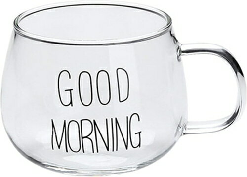 マグカップ マグ 400ml ガラス製 耐熱ガラス コップ マグ カップ ガラス 手書き風 食器 洋食器 シンプル おしゃれ カフェ食器 ティーカップ ブラック プレゼント ギフト クリア 保温 保冷