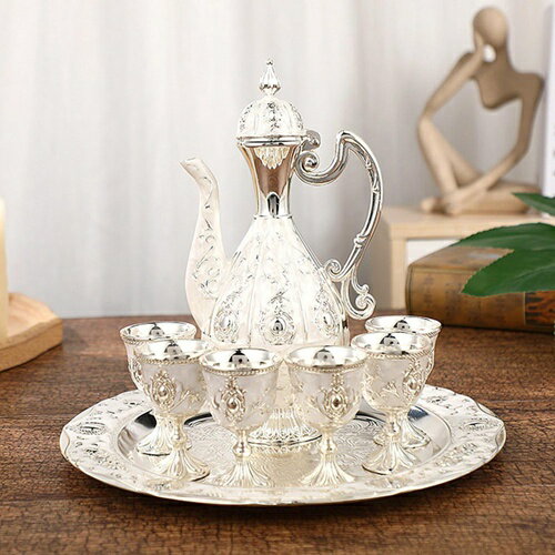 酒器セット 徳利 とっくり ぐい呑み 酒盃 セット 徳利セット 合金製 北欧風 かぼちゃ酒器セット 精巧な..