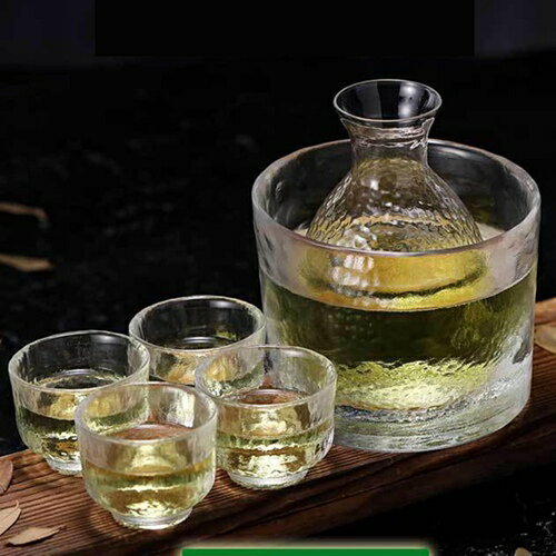 酒器セット ガラス徳利セット 冷酒グラス ガラス徳利 おちょこ 冷酒器 ガラス グラス 日本酒 おしゃれ ..