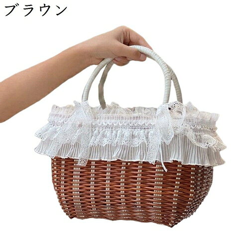 猫キャリー ペットキャリー バッグ 夏　編み　ハード　レース 手提げ　猫 犬 ウサギ 小動物通用 通気性..