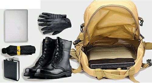 ミリタリー バックパック 大容量 登山 リュック タクティカル バッグ MOLLE 軍用 ...