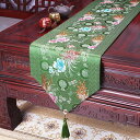 テーブルランナー 食卓ランナー テーブルセンター 中国風 おしゃれ フリンジ付き タッセル テーブルクロス 軽量 お食事マット レストラン ホテル用品 インテリ...