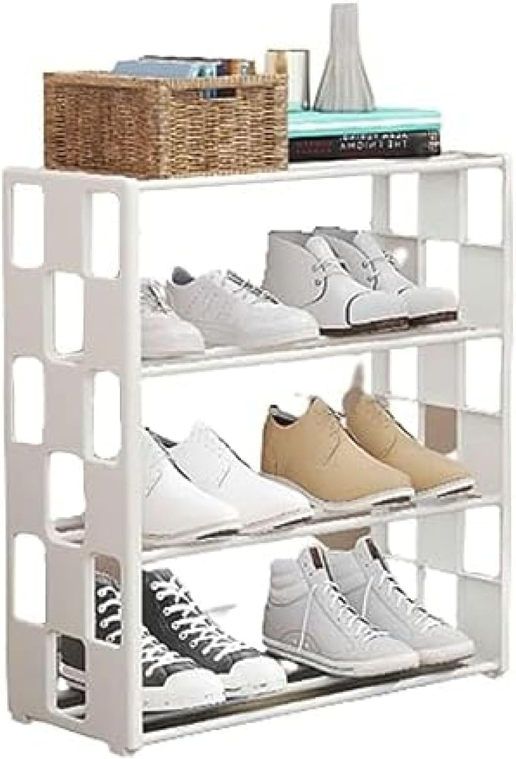 下駄箱 シューズラックスリム 靴置きトレー 玄関 靴 収納省スペース 鞋架靴棚 ポータブル 軽量防水強力..