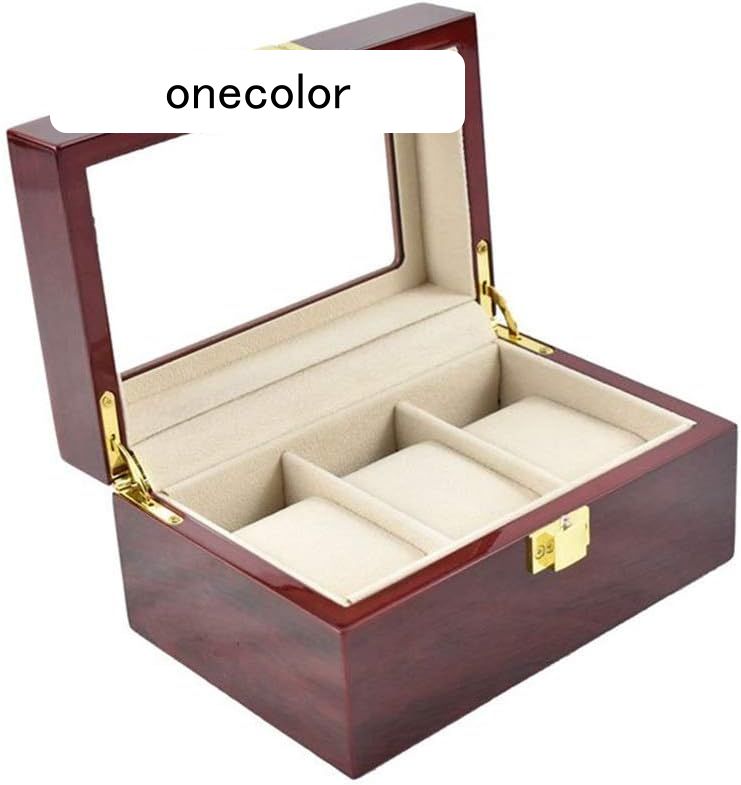 腕時計ボックス 腕時計オーガナイザー 2-12 グリッド 木製腕時計収納ケース ディスプレイ収納ボックス ジュエリーコレクションケース オーガナイザーホルダー (サイズ : 3 グリッド) ()