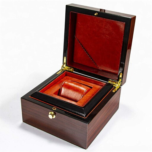 腕時計収納ケース 木製ハイエンドラッカーウッドウォッチボックスワインレッドジュエリーボックス絶妙な外観 腕時計 収納保管