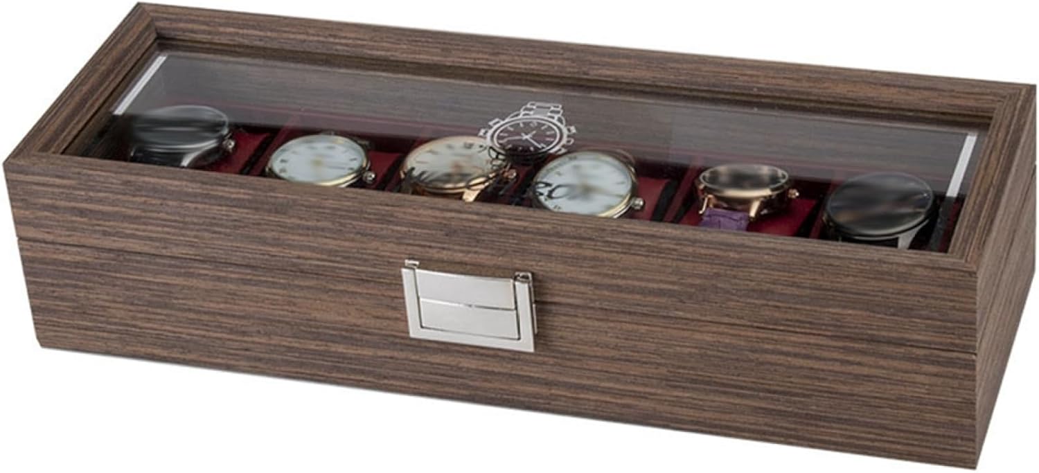 腕時計収納ケース 木製 コレクションケース アクセサリー 収納 高級 PUレザー ウォッチボックス 時計保管 腕時計ケース ディスプレイケース 収納ボックス アクセサリーケース ジュエリー収納 プレゼ