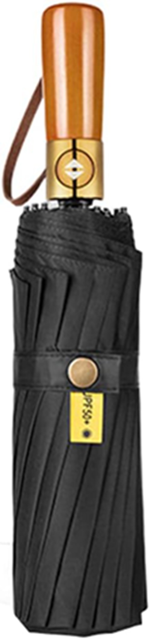 折りたたみ傘 超大サイズ 日傘 自動開閉 12本骨 晴雨兼用 UPF50+ 完全遮光 木製ハンドル 撥水加工 ビジ..