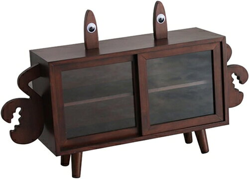 卓上食器棚 木製 収納ボックス A4対応 卓上収納 小物収納 オフィス収納 卓上チェスト デスクトップ収納..