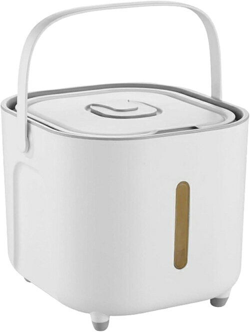 米びつ 計量こめびつ 密閉 防虫 防湿 計量 米びつ 目盛り付 取っ手付き キッチン収納 保存容器 洗える 密閉米びつ ワンクリックオープン 鮮度保ち ライスストッカー 米櫃 ライスボックス こめびつ