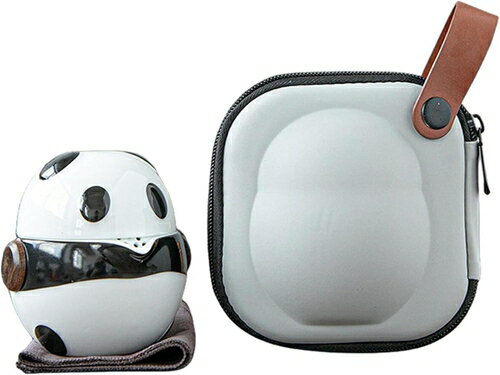 ティーセット セラミック 茶器 急須 茶器セット 中国茶器 かわいい パンダ 茶具 湯呑みセット 収納バッ..