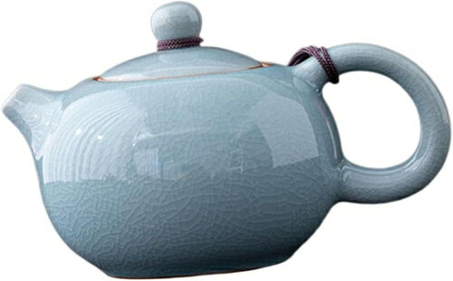 セラミックティーポット 中国のカンフーティーポット 花のティーポット お茶入れポット 湯沸かし器 ル..