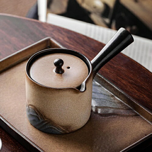 ティーポット 陶器 150ml 大容量 おしゃれ ホーム 家庭用 オフィス ホテル レトロ 紅茶 磁器 カーヴテ..