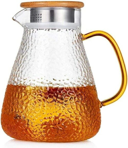 ティーポット 急須 ファミリー無料クリーニングブラシ1600ミリリットルのためのお茶ジュースドリンクガーデンギフトに非常に適しティー..