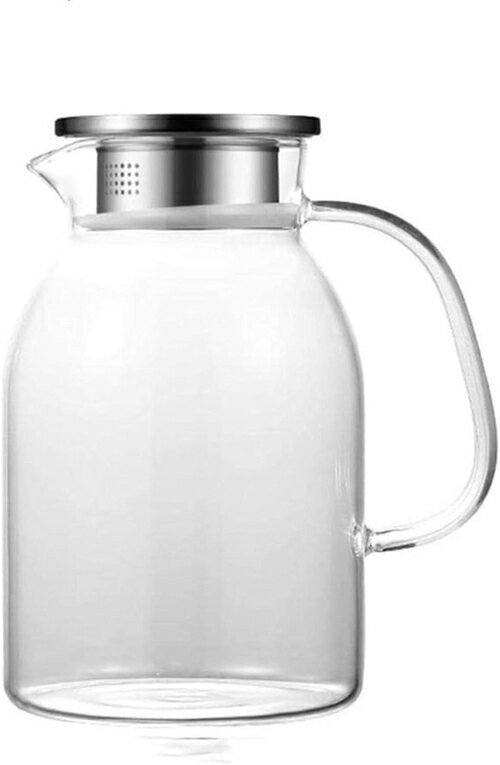 ティーポット 急須 蓋ウォーターボトルピッチャーフリーでティーポットリットルカラフジュース水差し、..