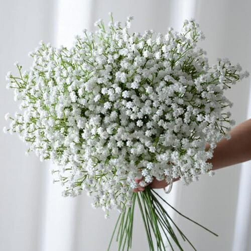 かすみ草 造花 8束入 花嫁ブーケ専用 清楚な カスミ草 かすみそう 霞草