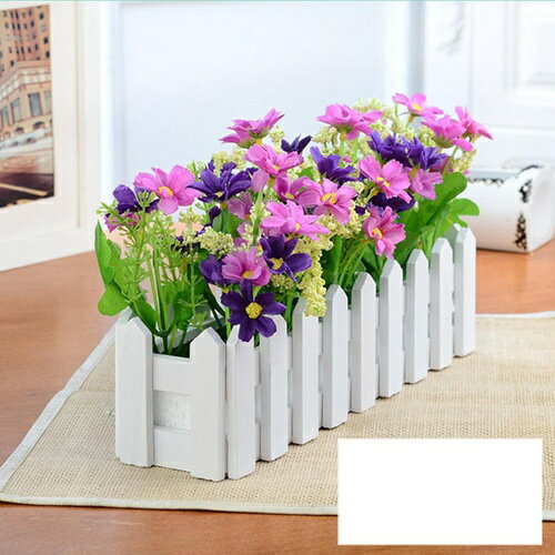 造花セット 木柵 飾り花 田園風 アートフラワー インテリア 喫茶店 部屋飾り 美術館 玄関 リビングルー..