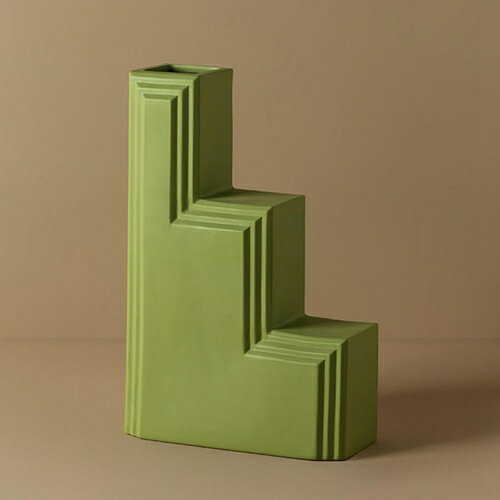 幾何 花瓶 モダン おしゃれ 造花 ドライフラワー 一輪挿し セラミック 花びん インテリア つや消し面 ..