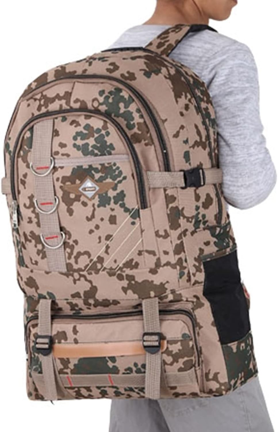 登山バッグ 60L 登山リュック 大容量 ザック 撥水・防汚 バックパック リュックサック 超軽量 通気性 ..