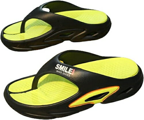 厚底ビーチサンダル 男女兼用 夏 EVA 衝撃吸収 5.0cm 両色 歩きやすい 鼻緒 柔軟 滑り止め 疲れない 幅..