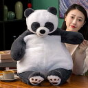 ぬいぐるみ おもしろ もこもこ多機能 ふわふわ ギフト 可愛い動物 背当たれ スタイル3 グッズ 60cm インテリア 抱き枕 プレゼント クマ パンダ かわいい ギフト リアル バレンタインプレゼン