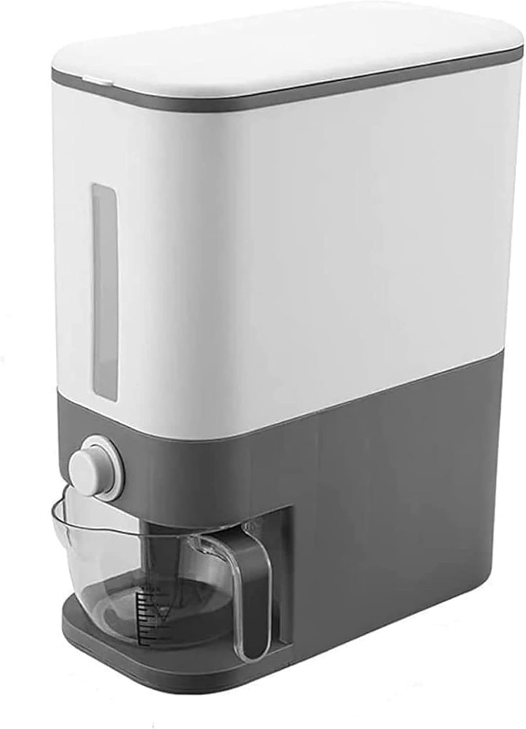 米かめ 貯蔵容器 12KGは自動式 計量米びつ 残量見える 米入れ 計量カップ付 ライスボックス 密閉 防湿 虫除け 洗える ライスストッカー キッチン収納 米入れ小麦粉 米の粉 清潔便利 保存容器